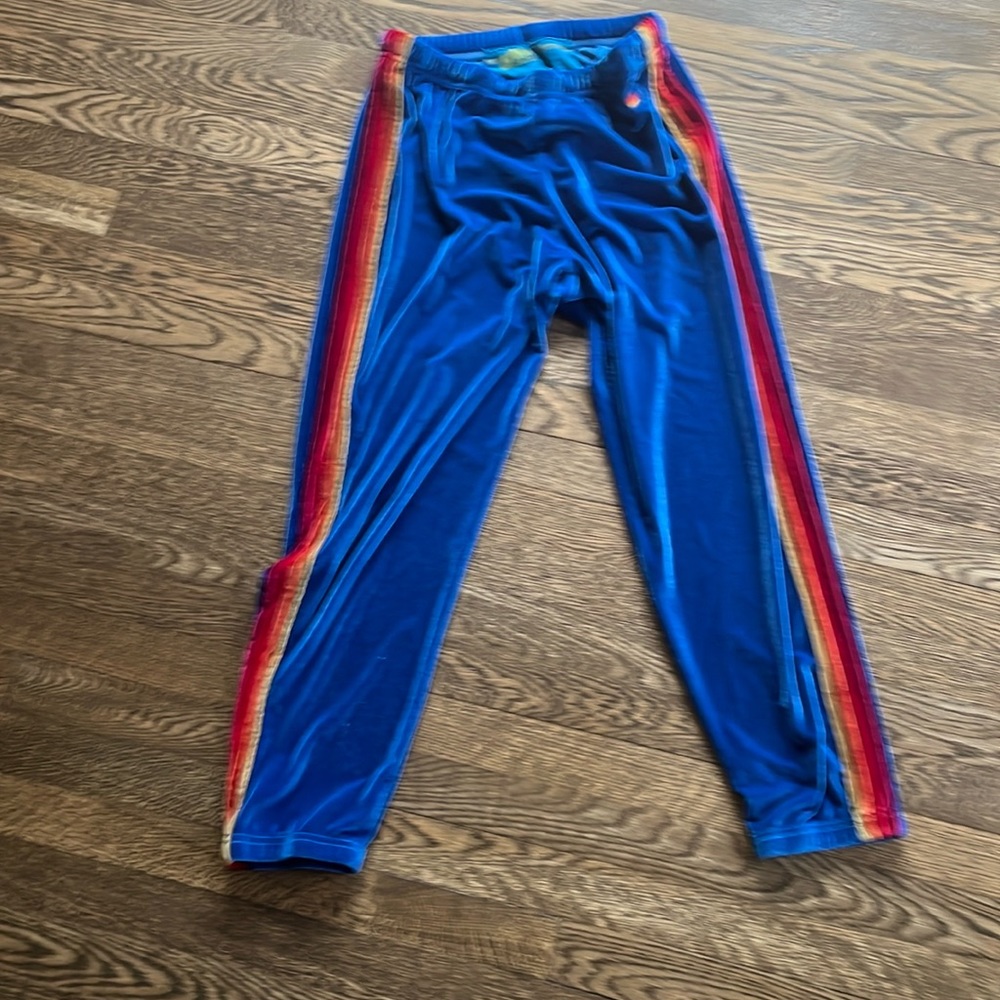 Aviator nation velour lounge pant